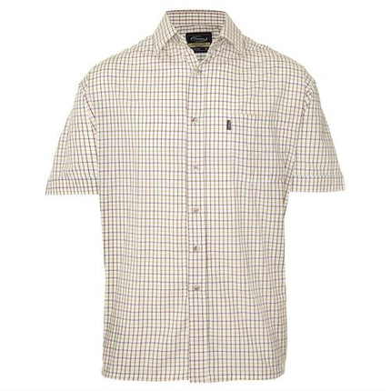 Mens Champion Short Sleeve Tattersall Shirt - 3041